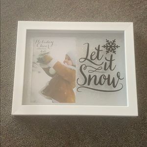 Let it Snow Picture Frame